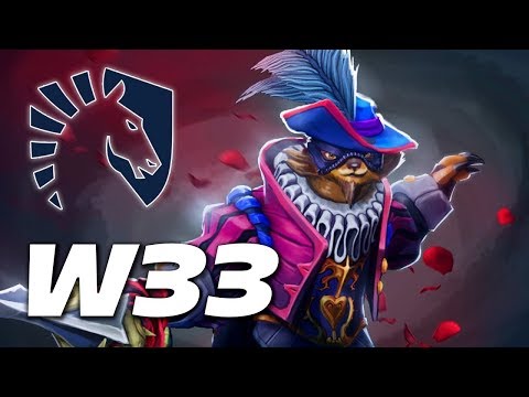 LIQUID BATTLE !! Miracle vs w33 KuroKy Solo Ranked Game Dota2 7.22
