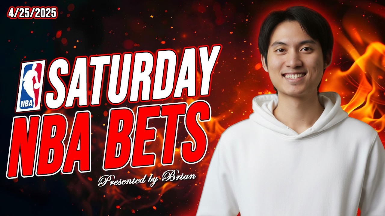(3-0 SWEEP! 🧹) NBA PICKS TODAY | SATURDAY | 04/25/26 | FREE NBA Best Bets, Player Props, Predictions