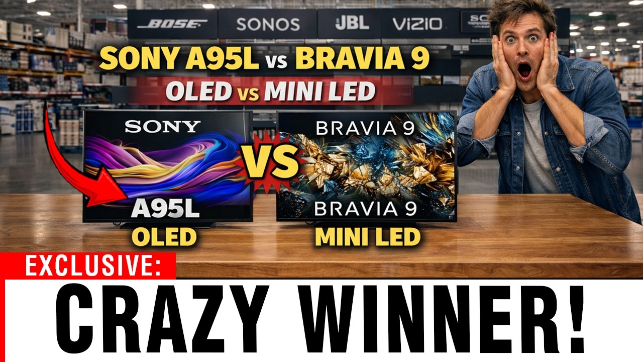 Sony A95L vs Bravia 9 — OLED vs Mini LED WAR in 2026 | SHOCKING WINNER!