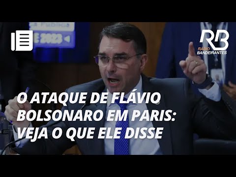 Flávio Bolsonaro ataca Macron e Lula em entrevista na TV francesa