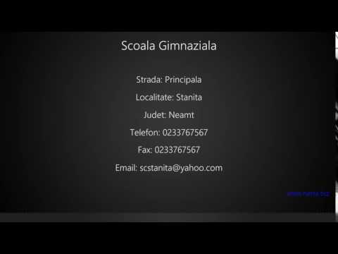 Scoala Gimnaziala Stanita