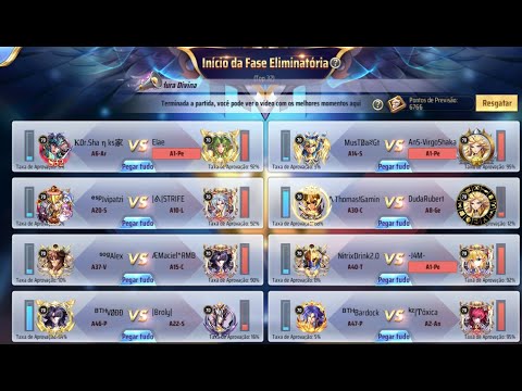 🔴 CAMPEONATO JAMIEL  , SÓ OS MELHORES! QUEM SERA CAMPEÃO ? -  SAINT SEIYA AWAKENING