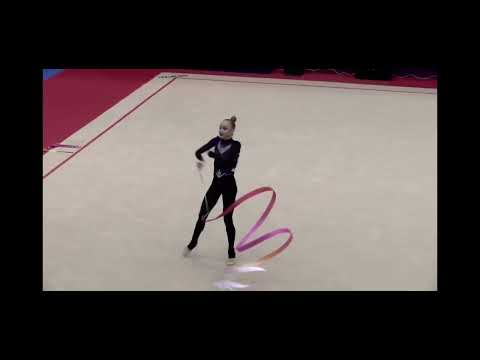 Khrystyna Pohranychna UKR Ribbon Senior AA Sofia Cup 2023