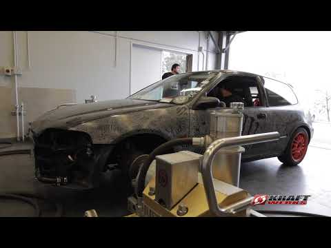 Dyno: Engraved EG x Kraftwerks B-Race Supercharger Kit