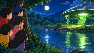 आधी रात नदी किनारे उतरा एलियन! बच्चों ने जो देखा, उसके बाद सब बदल गया 👽