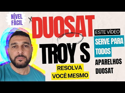 DUOSAT TROY S HD CODIFICADO | CONSERTO RÁPIDO | FUNCIONANDO GENERATION TREND WAVE| CANAL WITIAN JOSÉ
