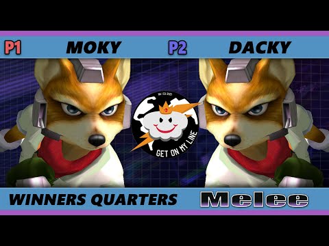 GOML Online 2021 Winners Quarters - Moky (Fox) Vs. Dacky (Fox) SSBM Melee Tournament
