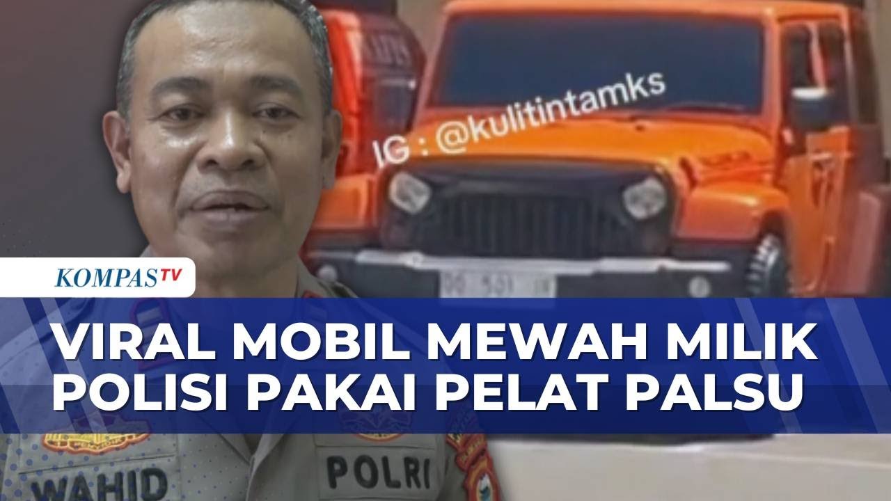 Fakta Mobil Mewah Milik Polisi Viral Pakai Pelat Palsu di Mapolrestabes Makassar | KOMPAS PETANG