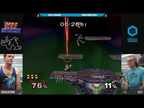 Jayhawk Arcadian 2018 SSBM - Woolverine (Falco) Vs. TCS | Vest (C. Falcon) - Pools