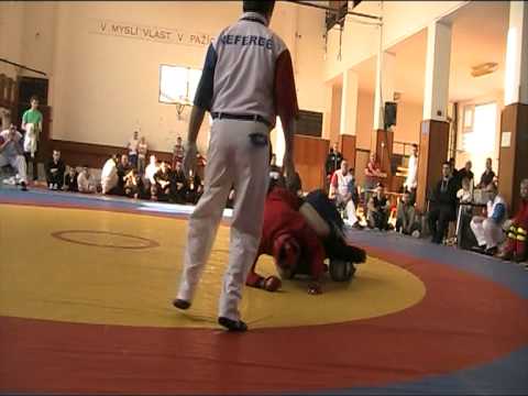Marian Kotlar (JMFS) - David Pham (Combat sambo Ostrava)