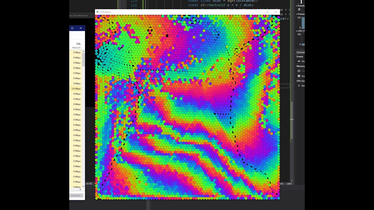 The engine in action