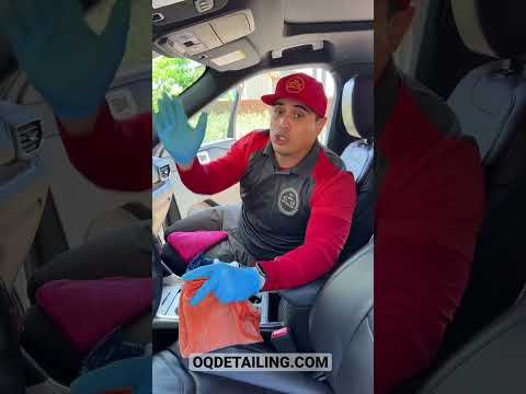 How to clean the your windshield without streaks! #detailing