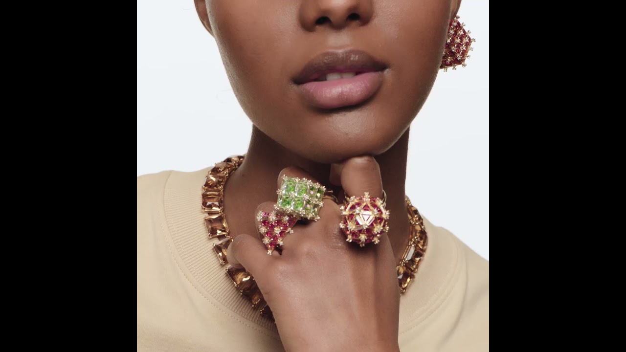 Кольцо Swarovski CURIOSA 5606948 55