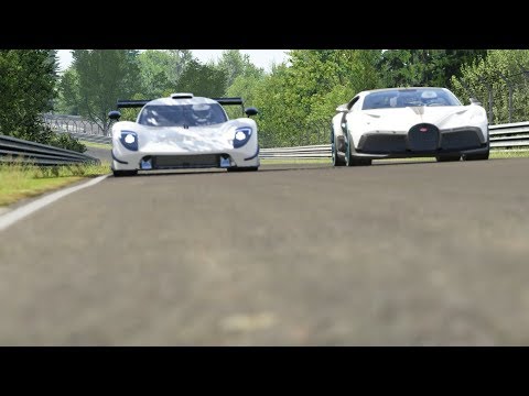 Bugatti Divo vs Ultima RS 2020 at Nordschleife
