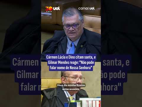 Cármen Lúcia e Dino citam santa, e Gilmar Mendes reage: ‘Não pode falar nome de Nossa Senhora’