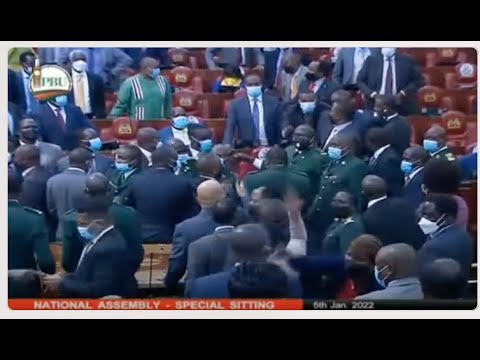 RUTO TROOPS BEATEN LIKE A BURUKENGE BY AZIMIO TEAM AS POLITICAL PARTIES BILL IS PASSED!NO NUMBERS!