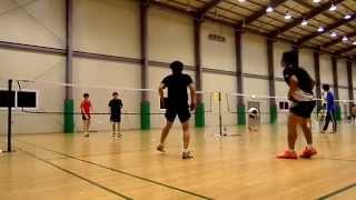 preview picture of video 'latihan badminton in korea'