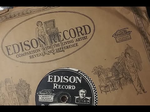 Fox Trot Dance Party Music from the Roaring Twenties on Edison Diamond Disc Records on Phonograph