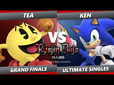 Kyojin Dojo GRAND FINALS - Tea (Pac-Man) Vs. KEN (Sonic) SSBU Ultimate Tournament