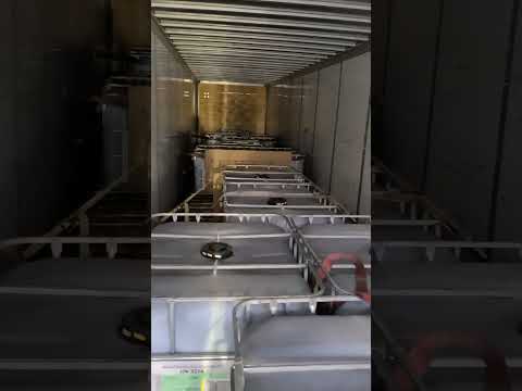 Suggested Loading Pattern for 14 3,000 lbs Hazmat Tankers in a 53 foot dry van trailer #keeptruckin