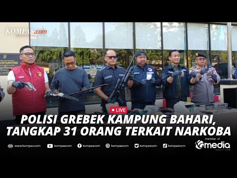 🔴LIVE - Polisi Temukan Narkoba, Sajam dan Senapan Saat Grebek Kampung Bahari di Jakut