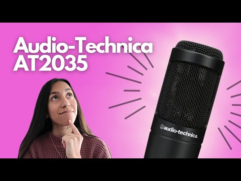 Audio-Technica AT2035 Large Diaphragm Cardioid Condenser Microphone 2010s - Black image 10