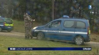 France 3 Loire - Crash avion de tourisme au nord de Saint-Etienne - février 2016