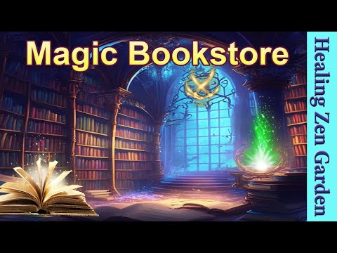 Magic Bookstore in the Woods, Fantasy Ambience Music, Fall Asleep In Under 3 MINUTES, ASMR