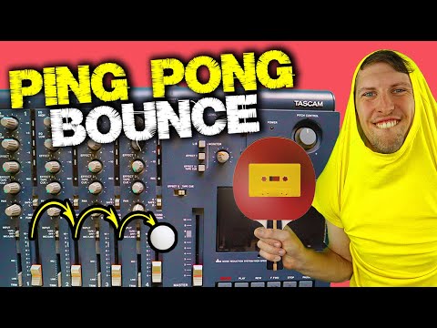 4-Track Cassette Recorder 🏓 PING PONG BOUNCING (2 MIN TIPS #4)