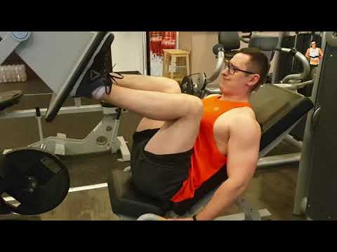 Leg press with 45° angle