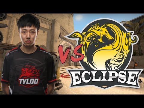 CSGO: POV TyLoo somebody vs Eclipse (32/18) mirage @ Qi Invitational