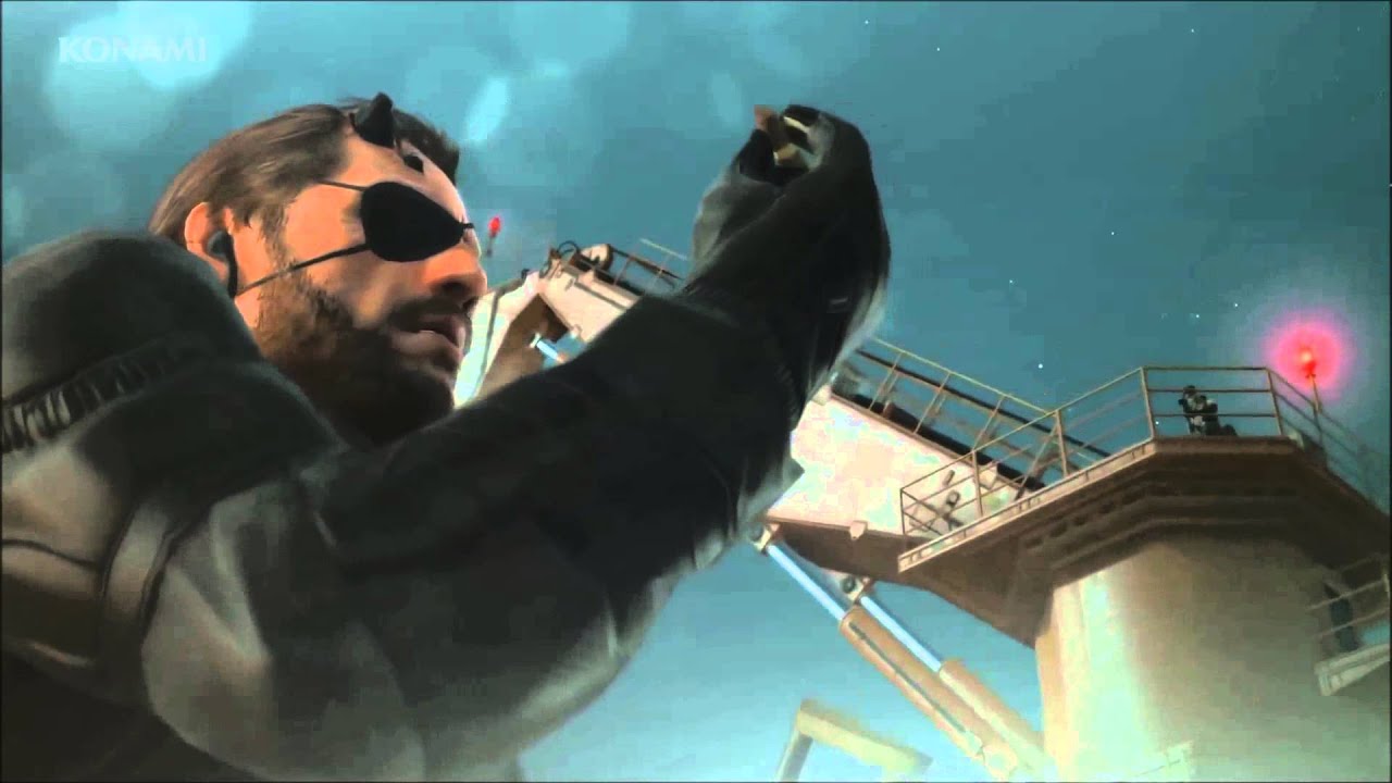 Metal gear solid how big boss lights a cigar - YouTube