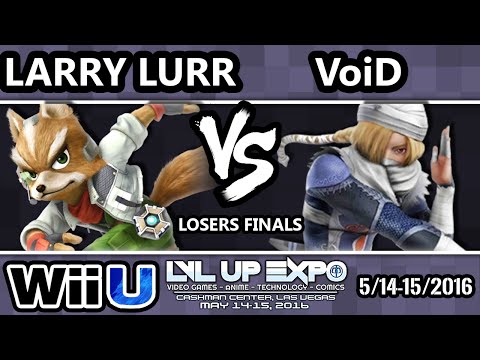 LVL Up Expo - 2GG | VoiD (Sheik) Vs. FAD | Larry Lurr (Fox, Sonic) SSB4 Losers Finals - Smash Wii U