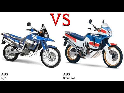 Suzuki DR 800 S Big vs Honda XRV 650 Africa Twin Test specification comparison