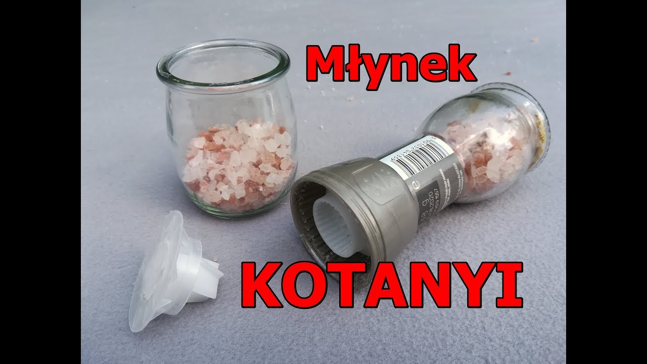 Jak otworzyć młynek Kotanyi / How to open glass grinder from Kotanyi