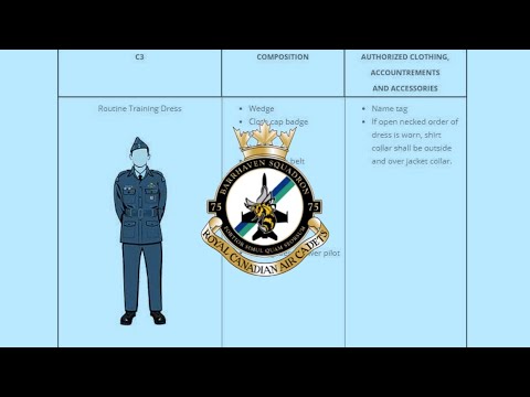 WEARING THE CADET WINTER DRESS(C-3) - What to do