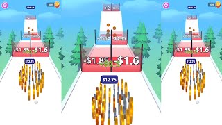 Money Rush gets perfection in running with merge more coins ASMR run