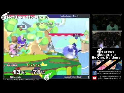 Yardsale (ICs) vs Blunted_Object10 (Falco) - Otafest Assault 3 Melee Losers Quarters