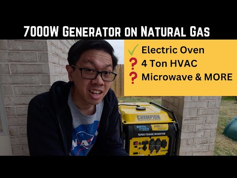 Champion 100520 + Motor Snokel + Natural Gas = THE ULTIMATE BUDGET FULL HOME BACKUP GENERATOR?