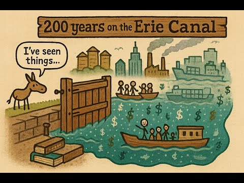 Erie Canal: The Waterway That Built America’s Economy 🚢 | History Love
