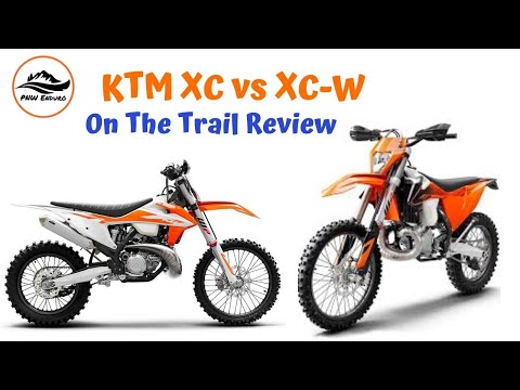 KTM XC vs XC-W On Trail Review and Comparison