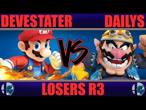 FMS #5 - Devestater (Mario) Vs. Dailys (Wario, R.O.B.) SSB4 Losers Round 3 - Smash Wii U