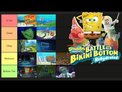What is the Best Level in SpongeBob SquarePants: Battle for Bikini Bottom? (Tier List/Discussion)