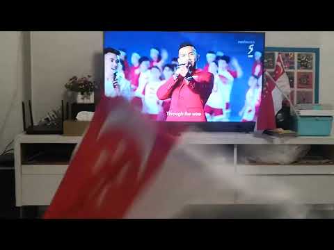 NDP 2022 theme song 'Stronger Together' cheers. 🇸🇬😊🎂🎉🎊