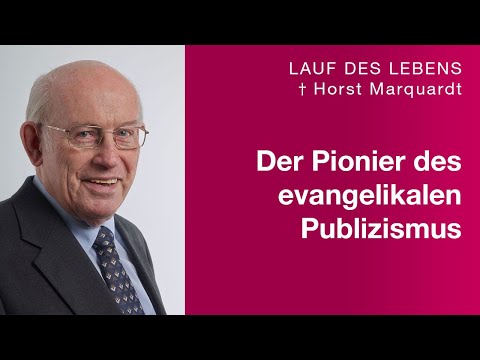 Pionier einer evangelikalen Publizistik | Portrait über Horst Marquardt | Bibel TV Lauf des Lebens