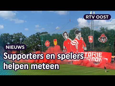 Groot spandoek valt bij FC Twente: meerdere zwaargewonden | Oost
