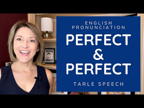 Learn to Pronounce PERFECT & PERFECT - American English Heteronym Pronunciation Lesson #learnenglish