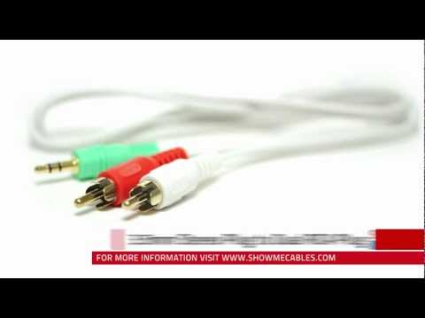 3.5mm Stereo Plug to Dual RCA Plug #23-145-003