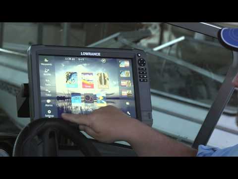 Setting up a Lowrance HDS unit for first use