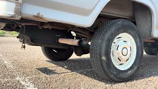 1984 Ford F-150 XL 4x4 Idling and Driving